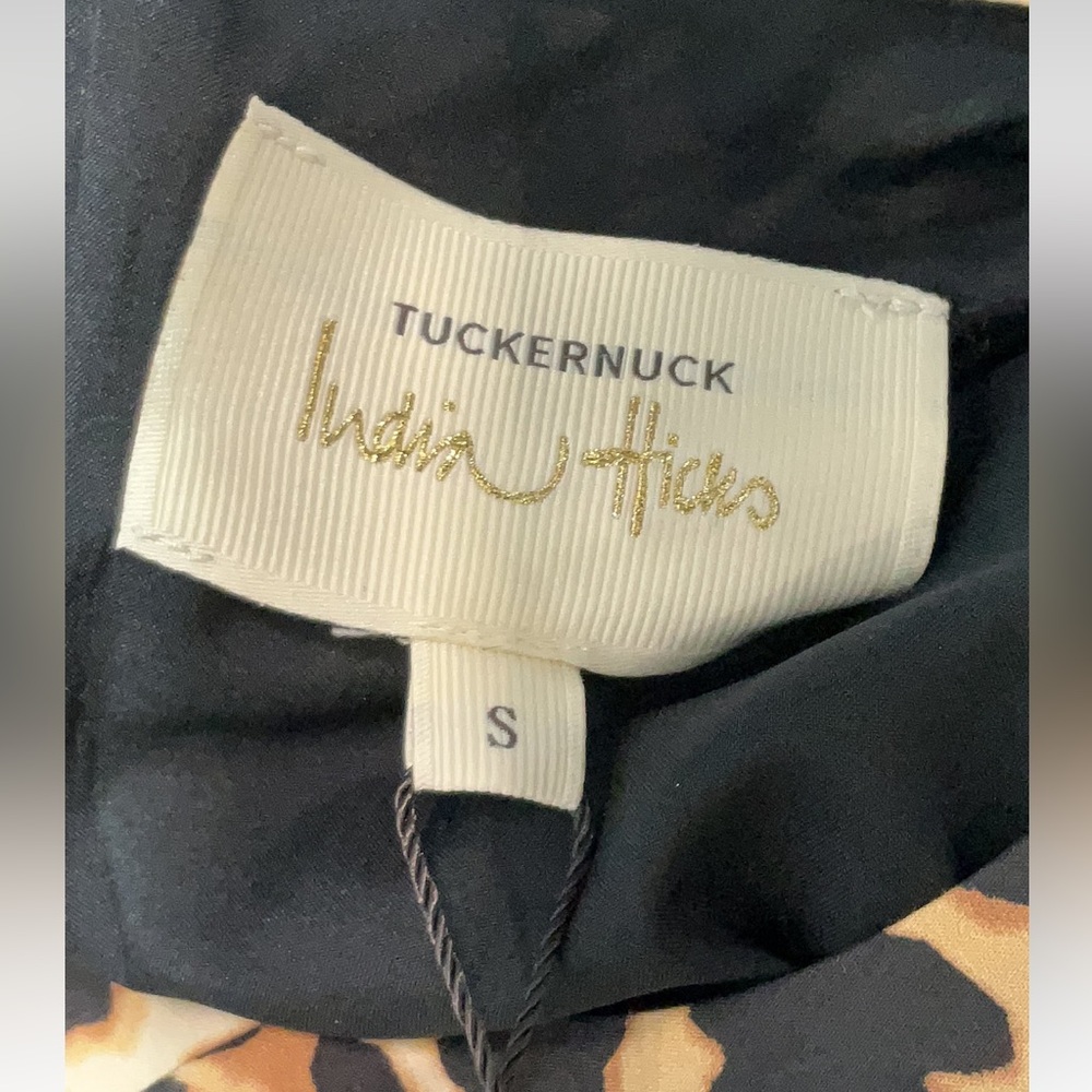 TUCKERNUCK X India Hicks Leopard Domino Dress NWT Size S Small - Picture 6 of 7